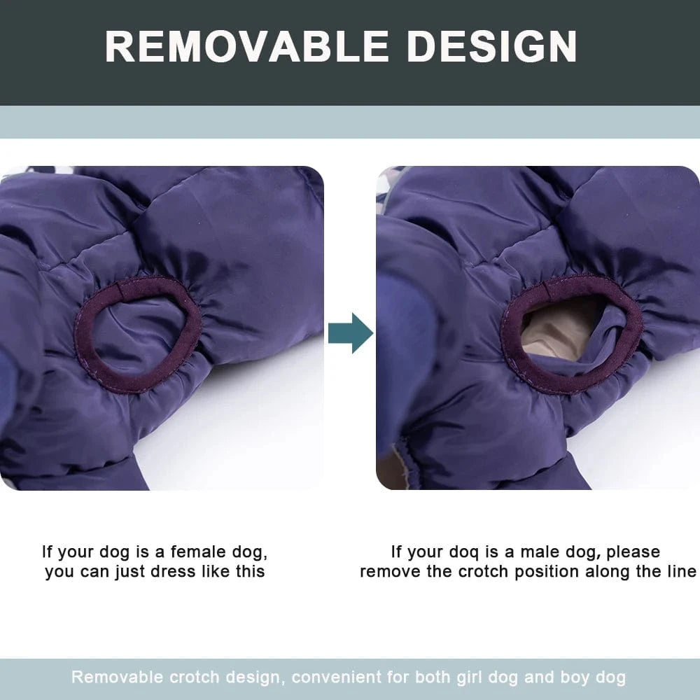 TechnuPet Pet Clothing Dog Winter Overalls
