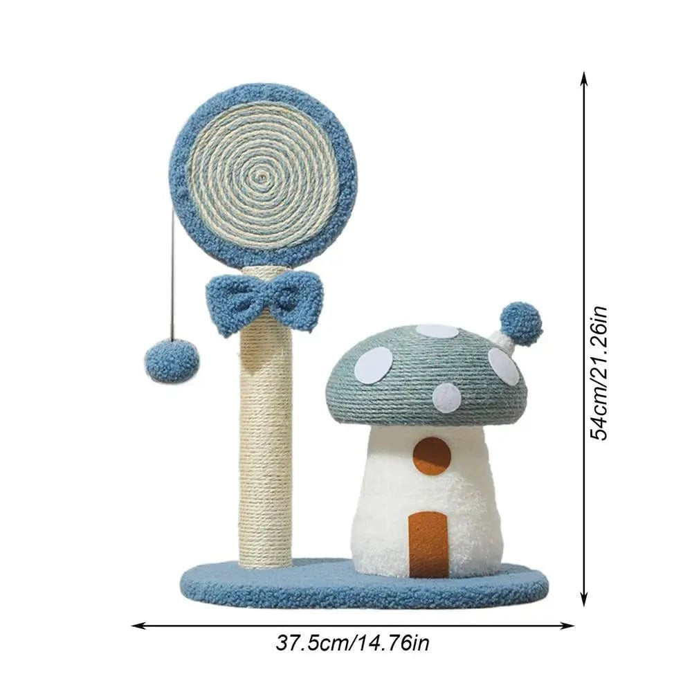 TechnuPet Cat Scratching Post Blue / Shanghai TechnuPet Warehouse Durable Sisal Cat Scratch Board