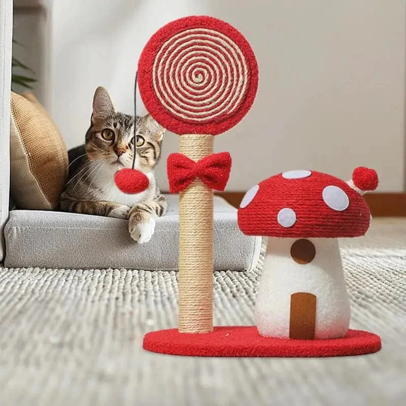TechnuPet Cat Scratching Post Durable Sisal Cat Scratch Board