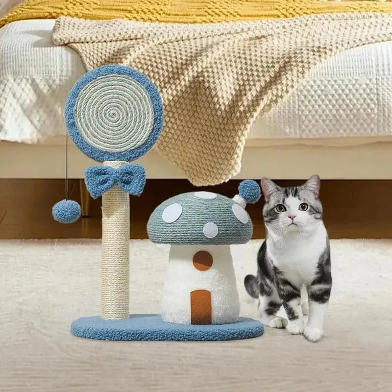 TechnuPet Cat Scratching Post Durable Sisal Cat Scratch Board