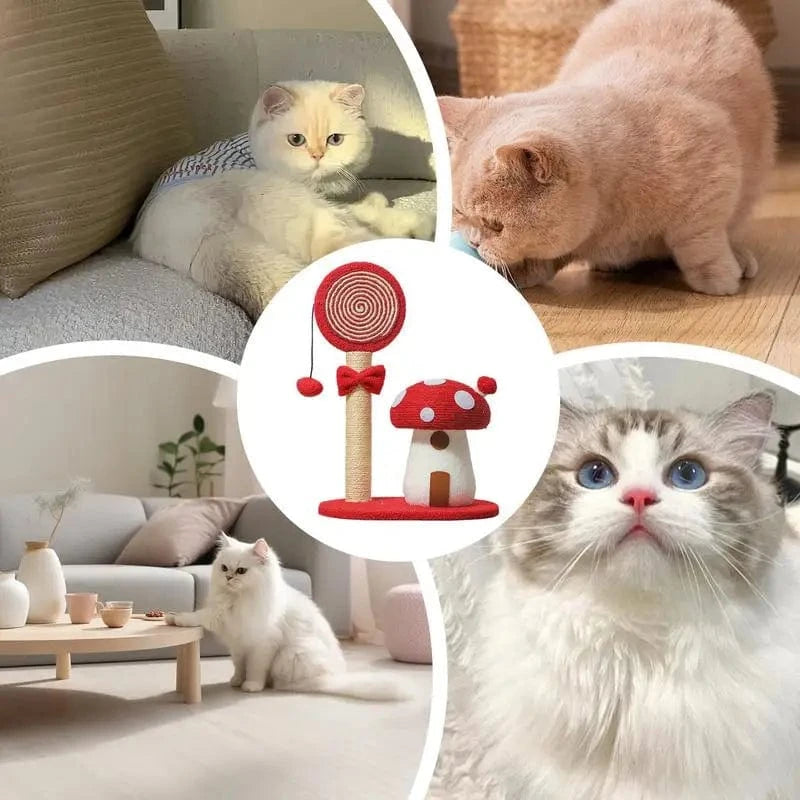 TechnuPet Cat Scratching Post Durable Sisal Cat Scratch Board
