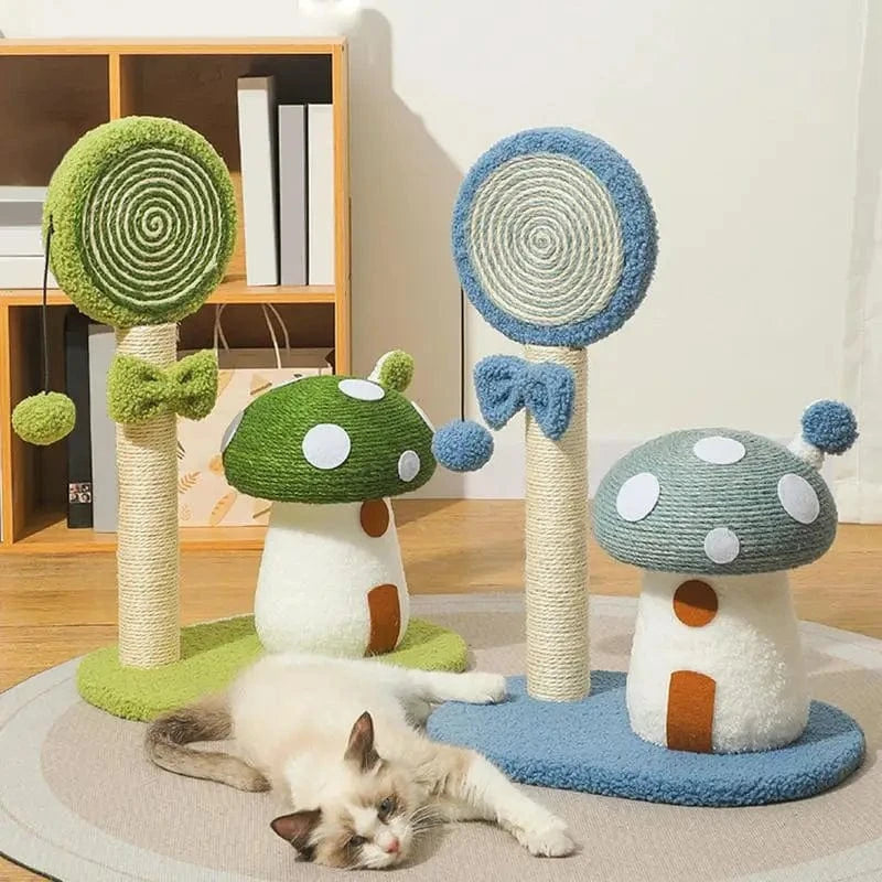 TechnuPet Cat Scratching Post Durable Sisal Cat Scratch Board