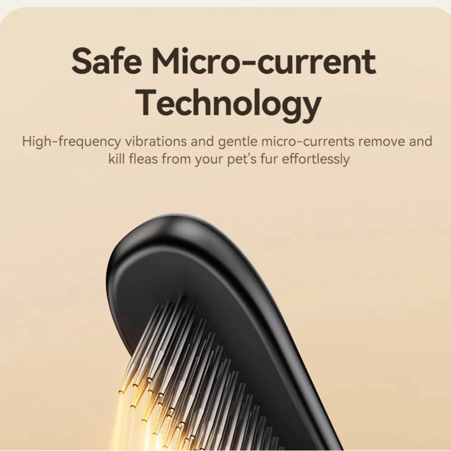 TechnuPet Dog Brush Electric Flea Comb Electric Flea Comb
