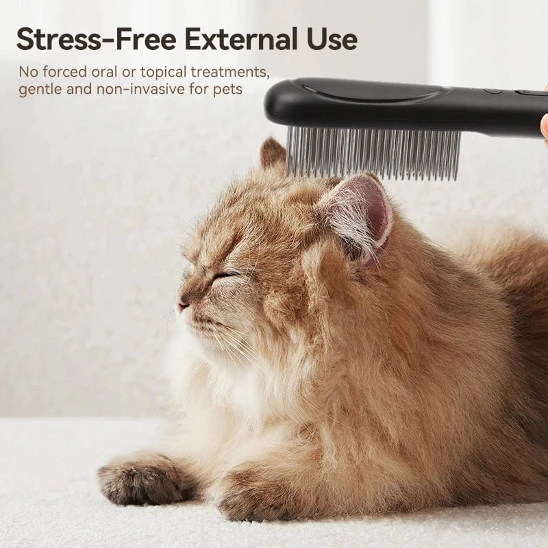 TechnuPet Dog Brush Electric Flea Comb Electric Flea Comb