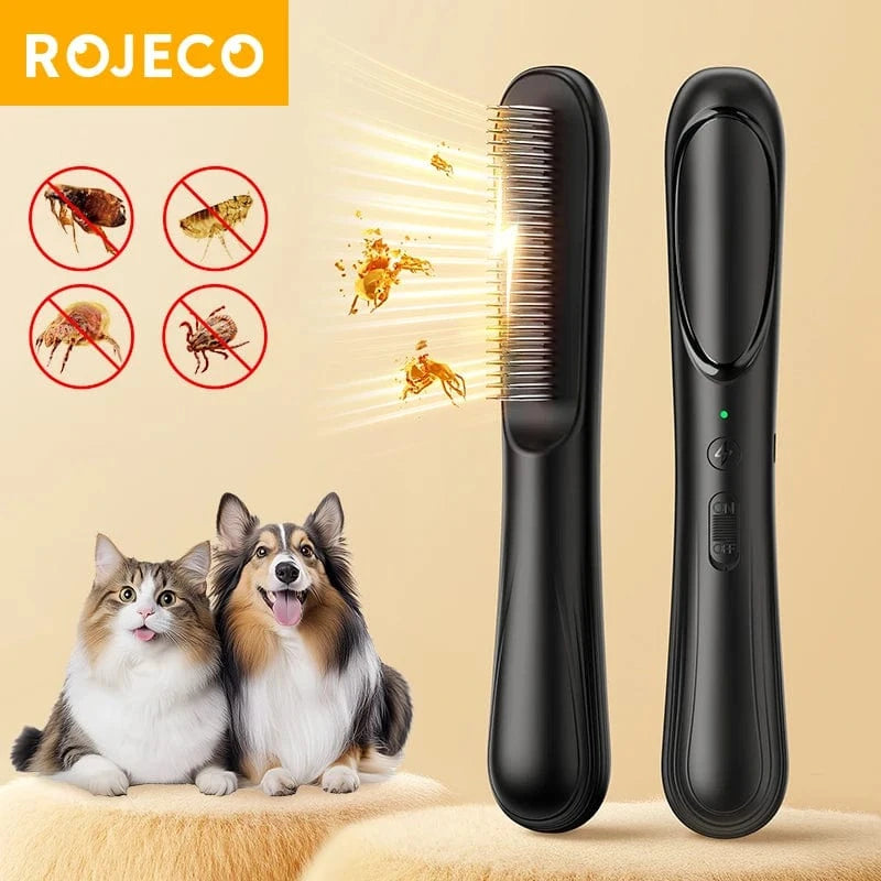 TechnuPet Dog Brush Electric Flea Comb Electric Flea Comb