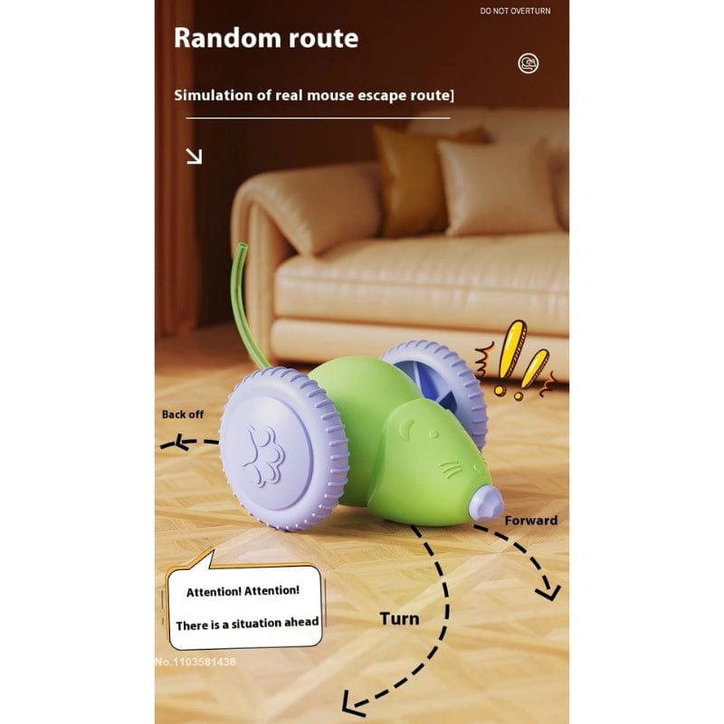 TechnuPet Smart Cat Toys Electric Mouse Car Cat Toy