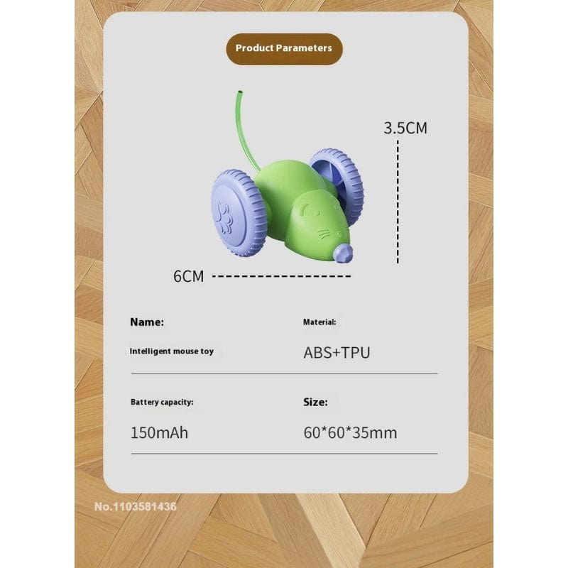 TechnuPet Smart Cat Toys Electric Mouse Car Cat Toy