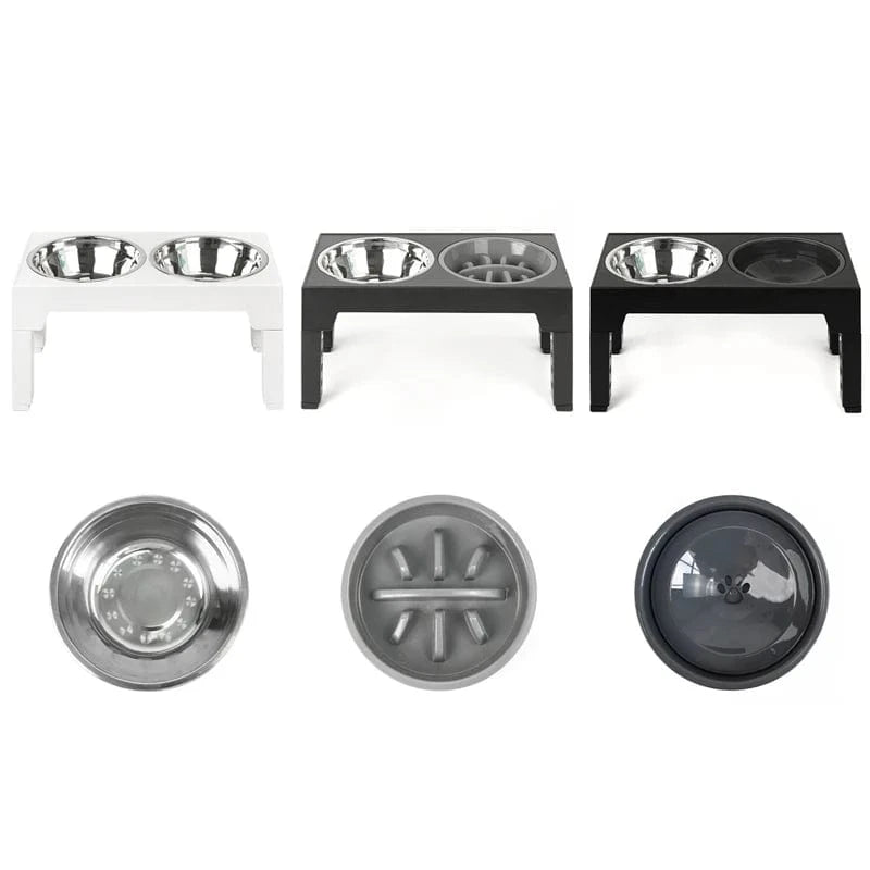 TechnuPet Slow Feeder Dog Bowl Elevated Dog Feeder