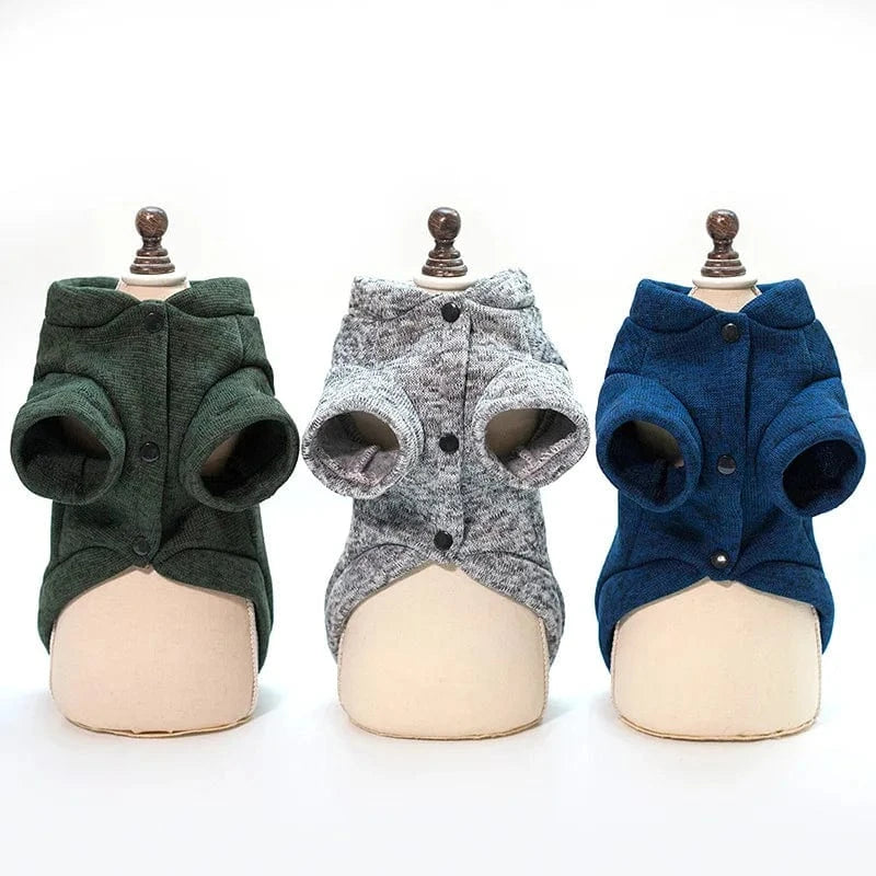 TechnuPet Cat Sweaters Fishbone Winter Pet Sweatshirt
