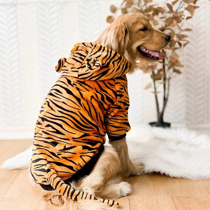 TechnuPet Dog Sweaters Fleece Warm Dog Pajamas for Large Dogs