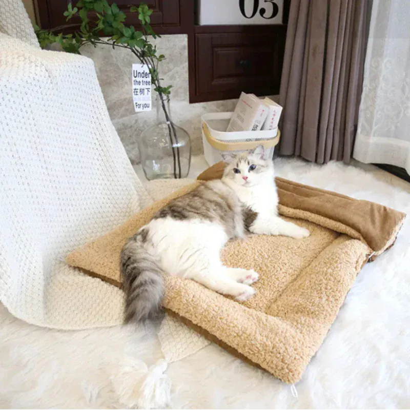 TechnuPet Cat Bed Foldable Cat Bed Mat