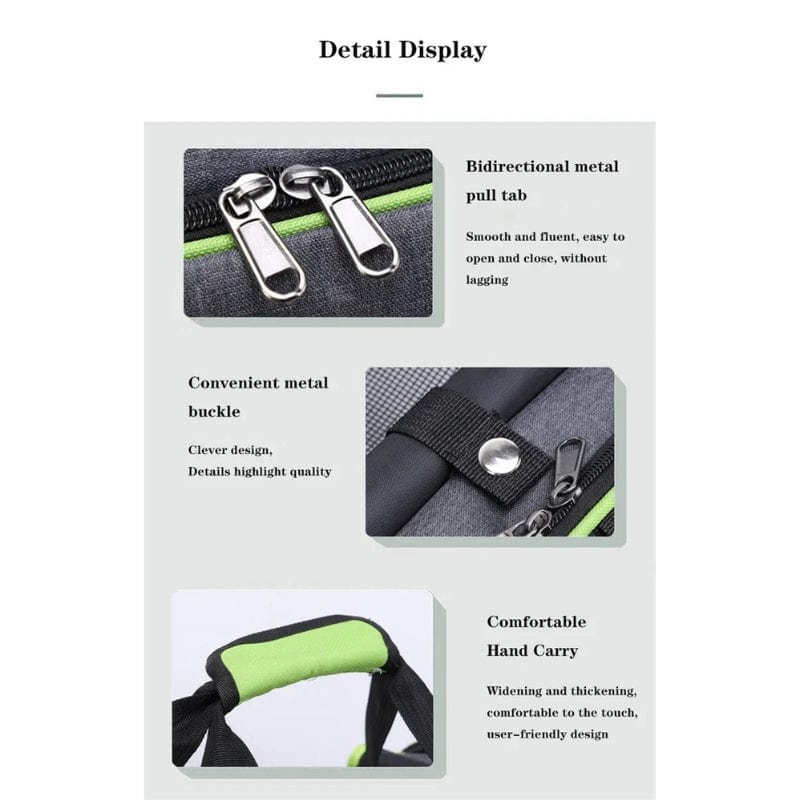 TechnuPet Cat Transport Foldable Portable Cat Travel Carrier Bag