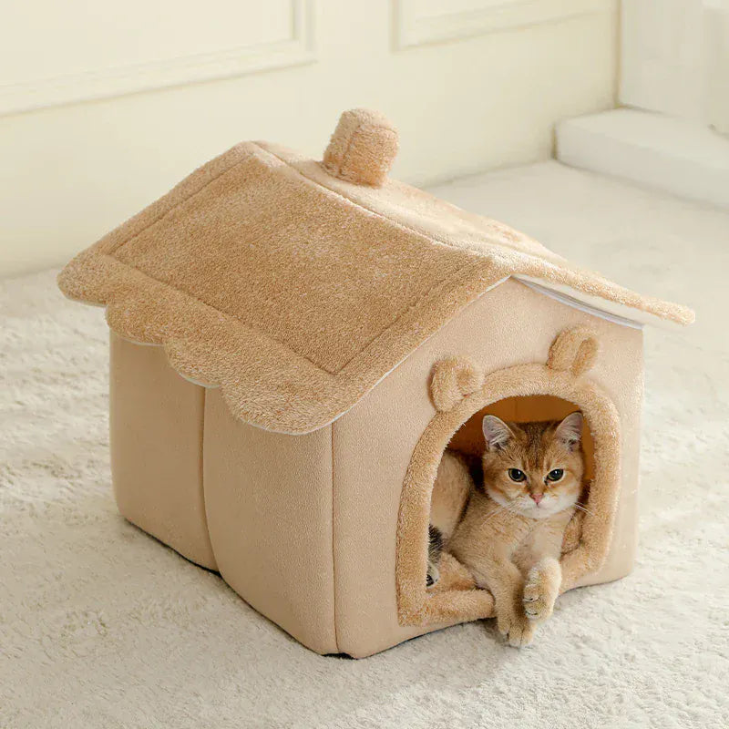 TechnuPet Cat Houses Foldable Washable Pet House