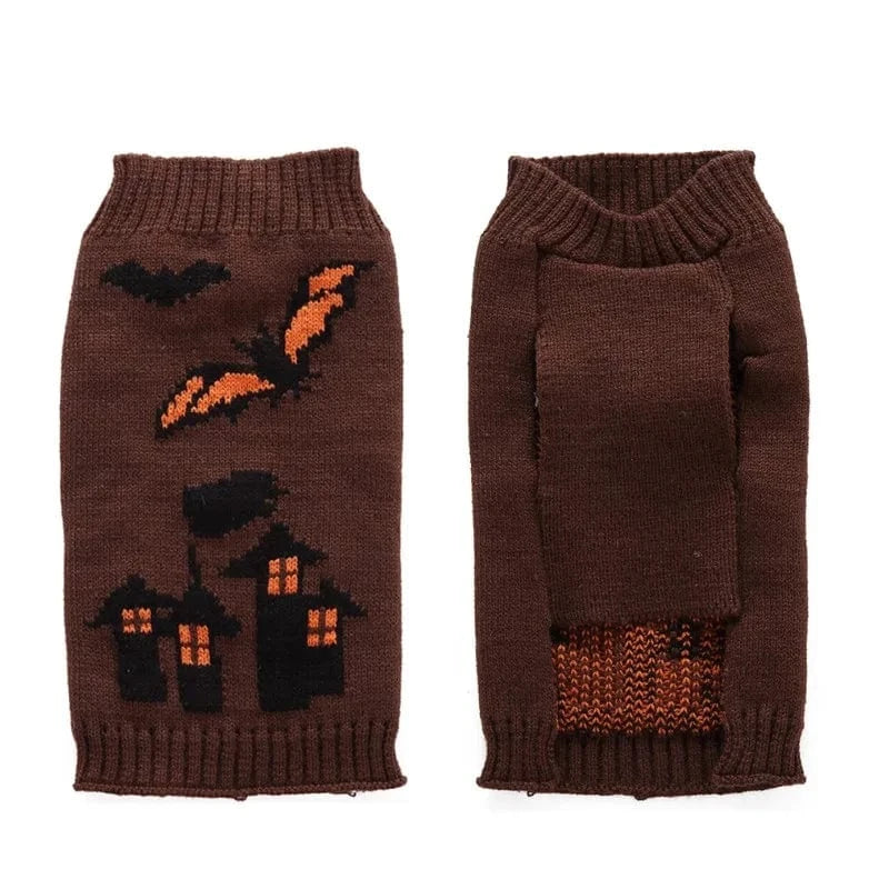 TechnuPet Dog Sweaters Brown / XXS Halloween Dog Sweater