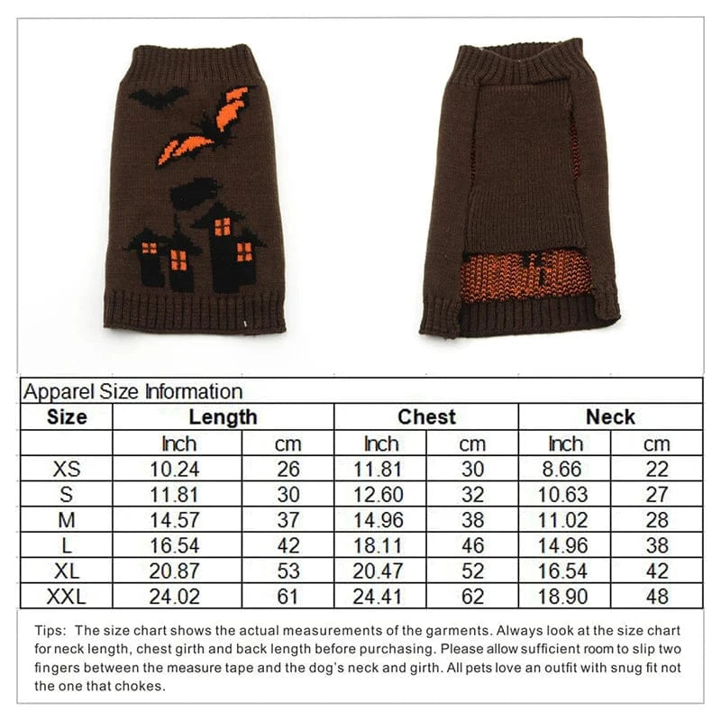 TechnuPet Dog Sweaters Halloween Dog Sweater