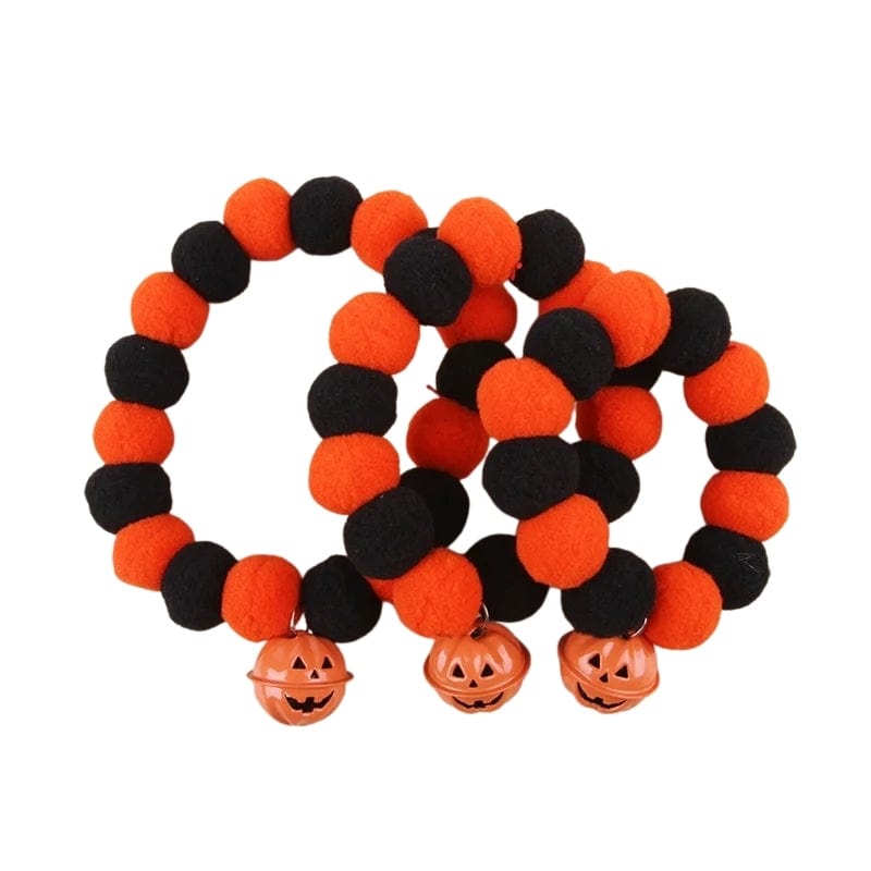 TechnuPet Cat Halloween Costumes Halloween Pet Collar Funny Pumpkin Edition