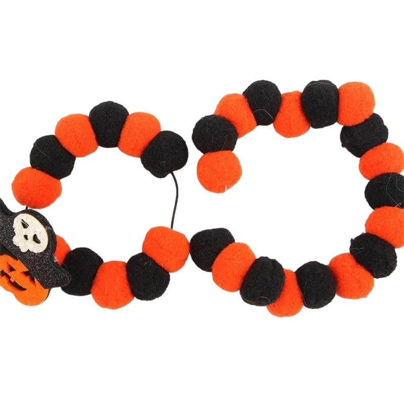 TechnuPet Cat Halloween Costumes Halloween Pet Collar Funny Pumpkin Edition