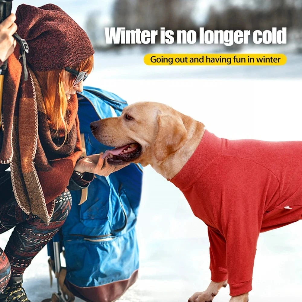 TechnuPet Pajamas for Dogs High Neck Winter Sweater Dog Pajamas