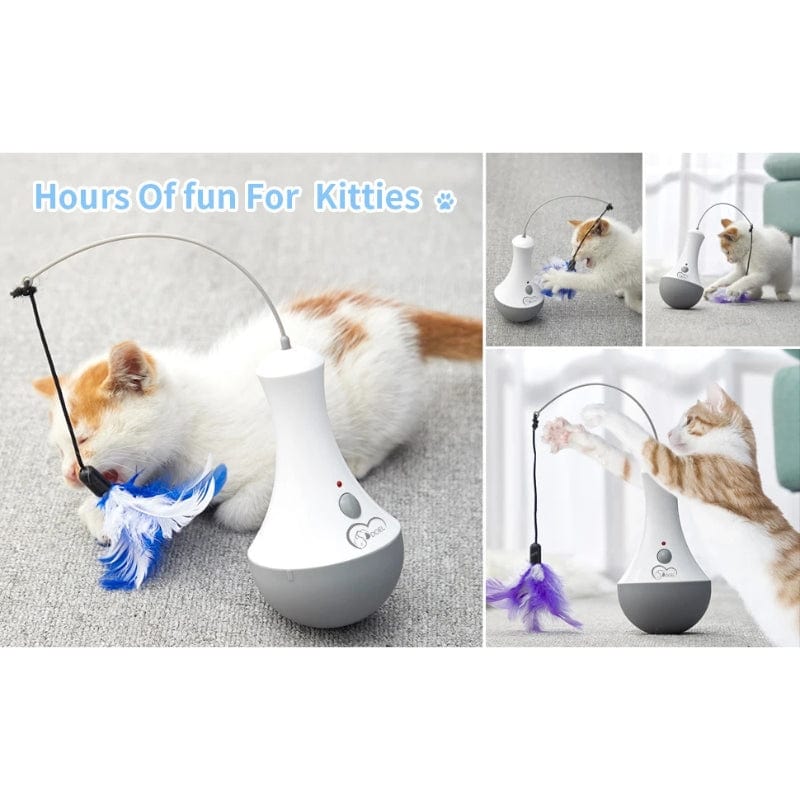 TechnuPet Cat Toys Interactive Feather Cat Toy Teaser