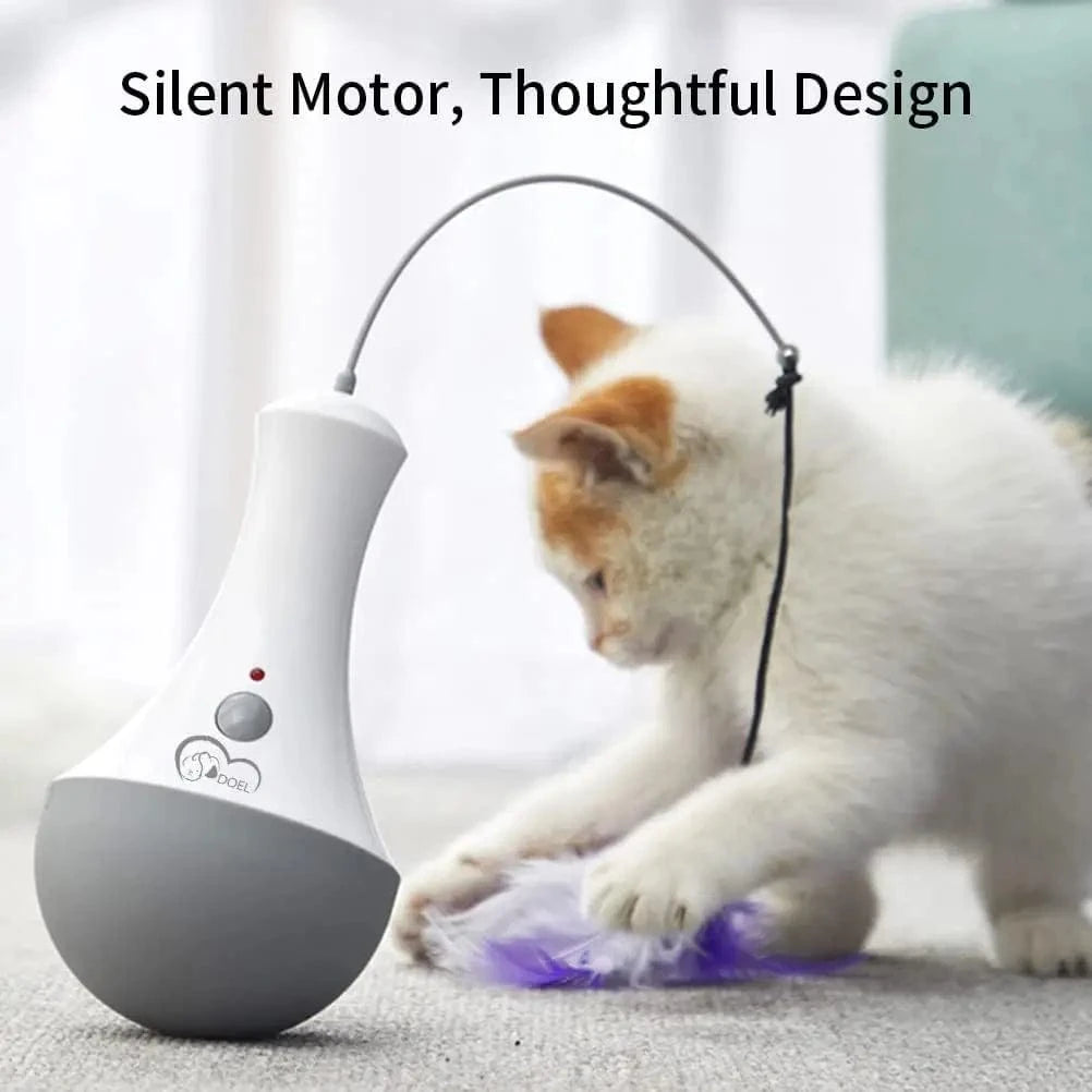 TechnuPet Cat Toys Interactive Feather Cat Toy Teaser
