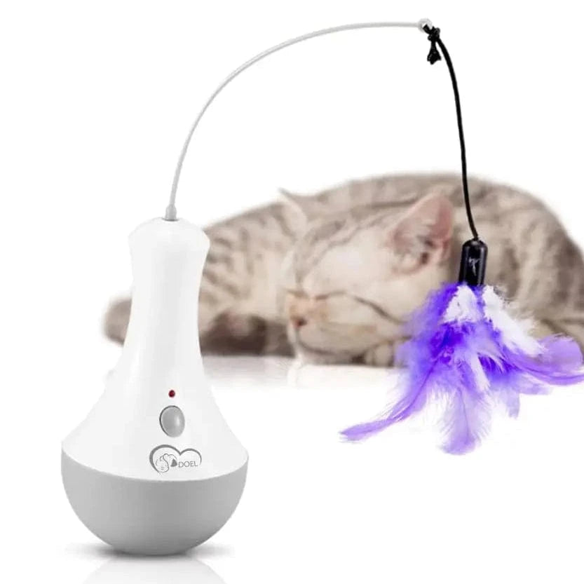 TechnuPet Cat Toys Interactive Feather Cat Toy Teaser