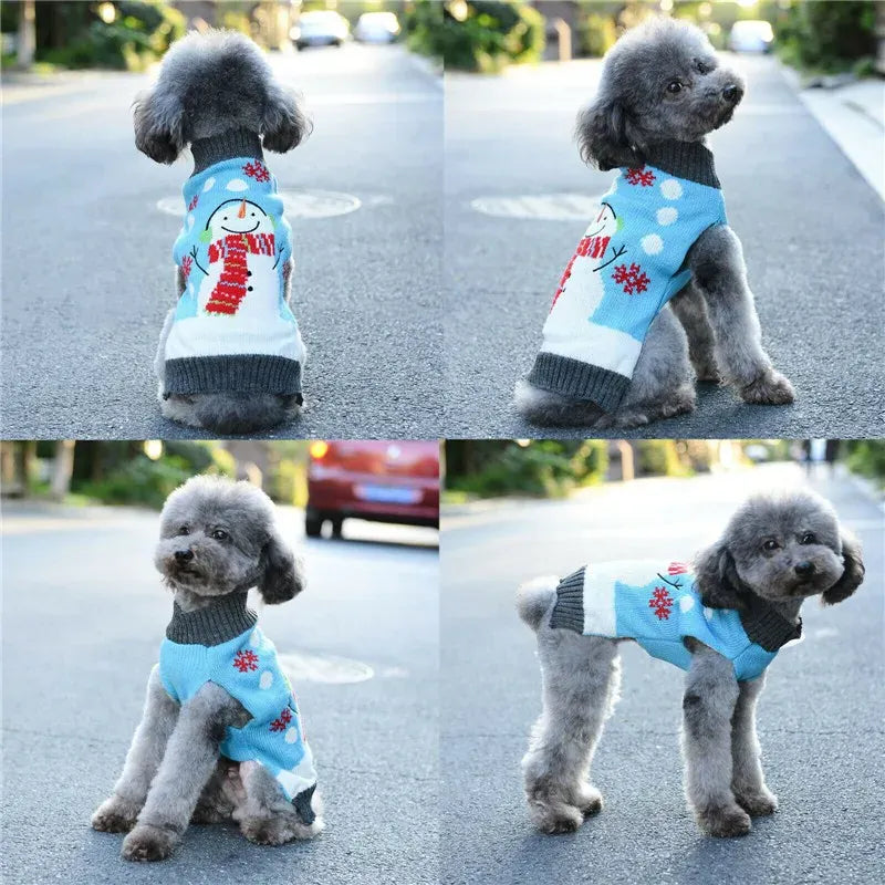 TechnuPet Dog Sweaters Knitted Christmas Dog Sweater