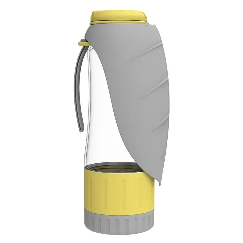 TechnuPet Smart Dog Feeder Gray Leakproof Portable Dog Water Bottle