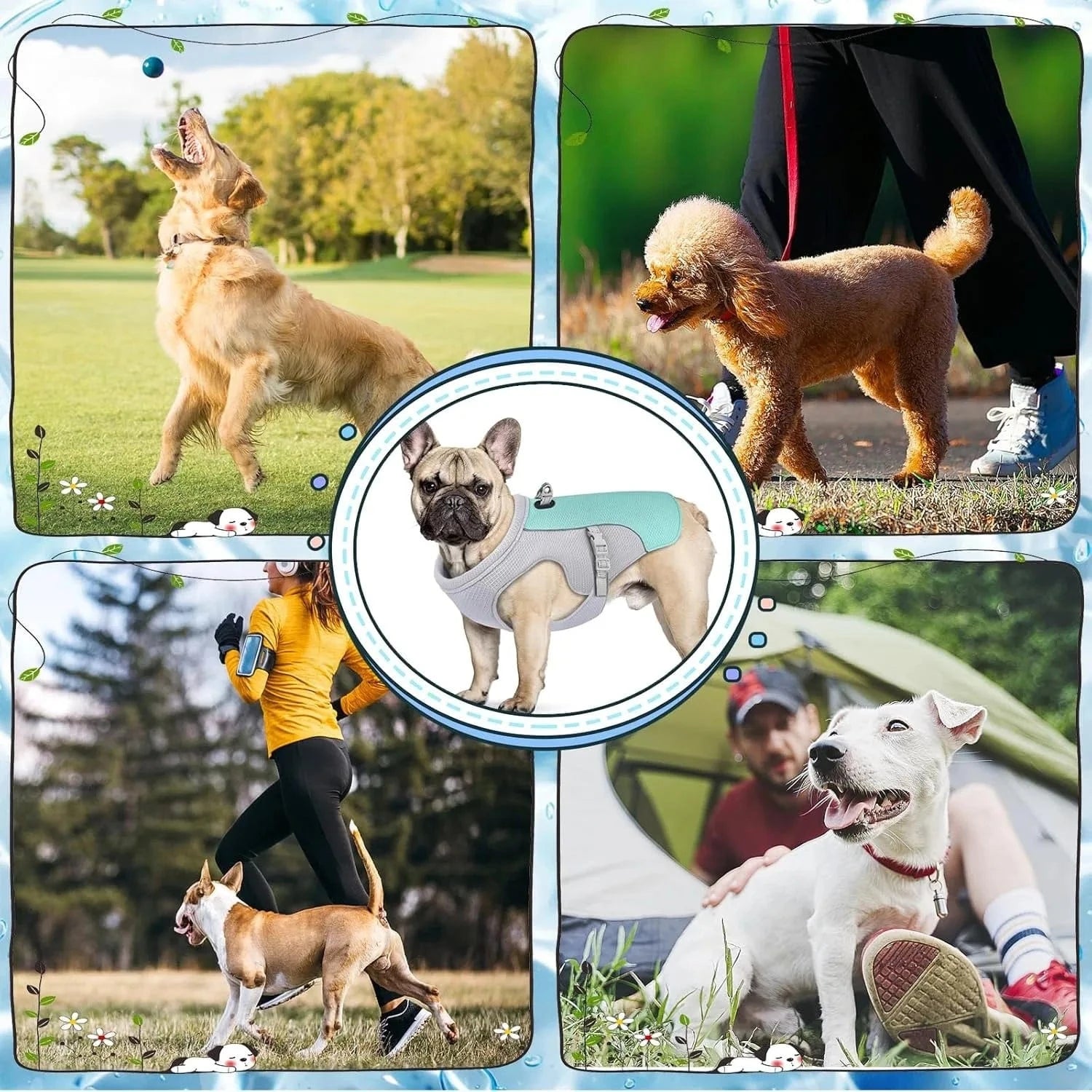 TechnuPet Dog Cooling Vest Lightweight Dog Cooling Vest