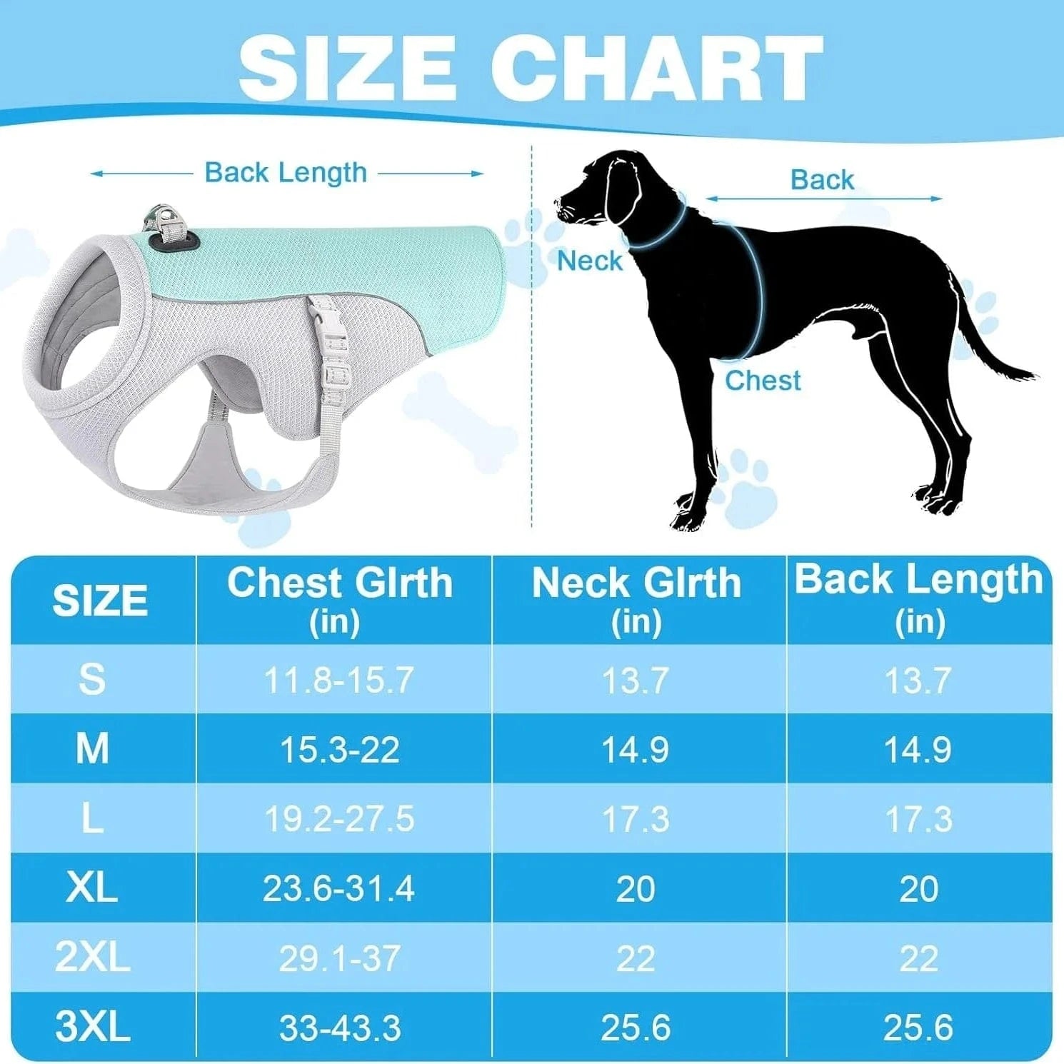 TechnuPet Dog Cooling Vest Lightweight Dog Cooling Vest
