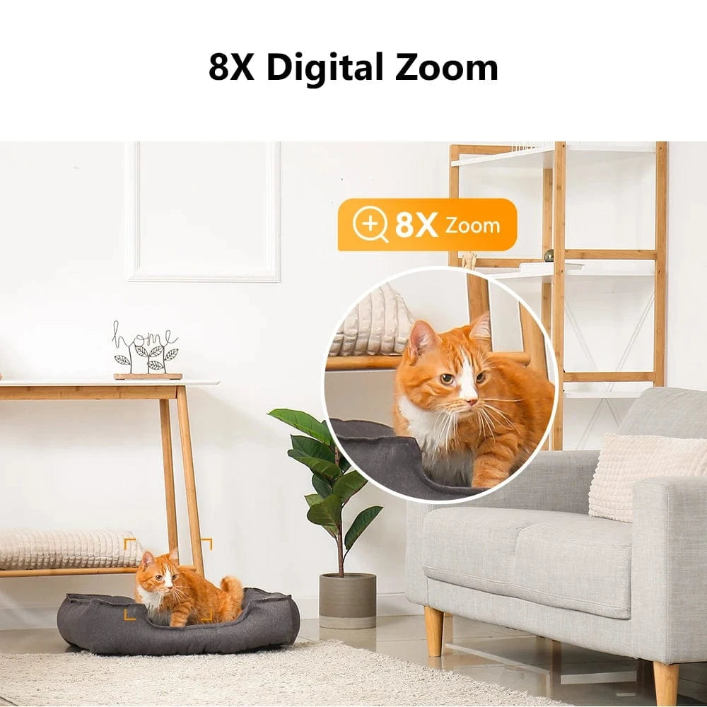 TechnuPet Cat Camera MP Indoor Wi-Fi PTZ Camera