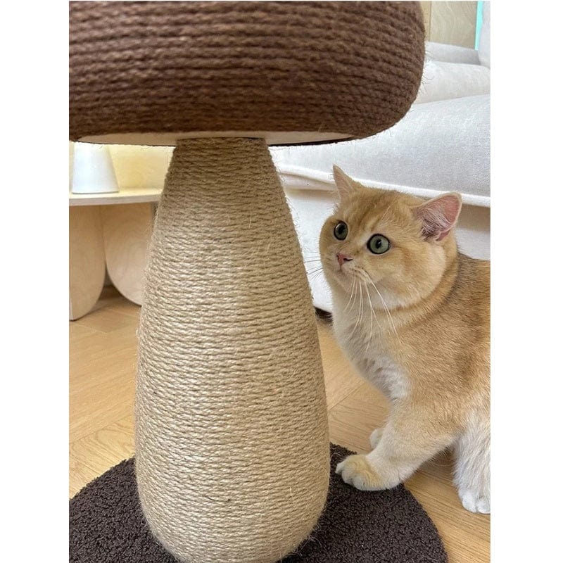 TechnuPet Cat Scratching Post Mushroom Cat Scratching Post