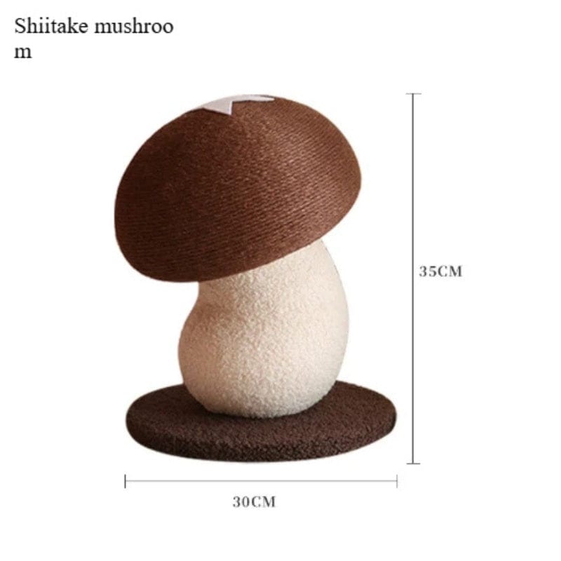 TechnuPet Cat Scratching Post Mushroom Cat Scratching Post