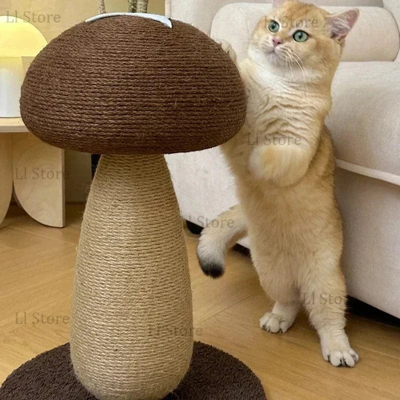 TechnuPet Cat Scratching Post Mushroom Cat Scratching Post