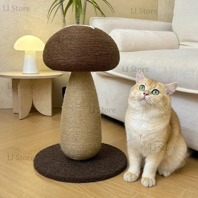 TechnuPet Cat Scratching Post Mushroom Cat Scratching Post
