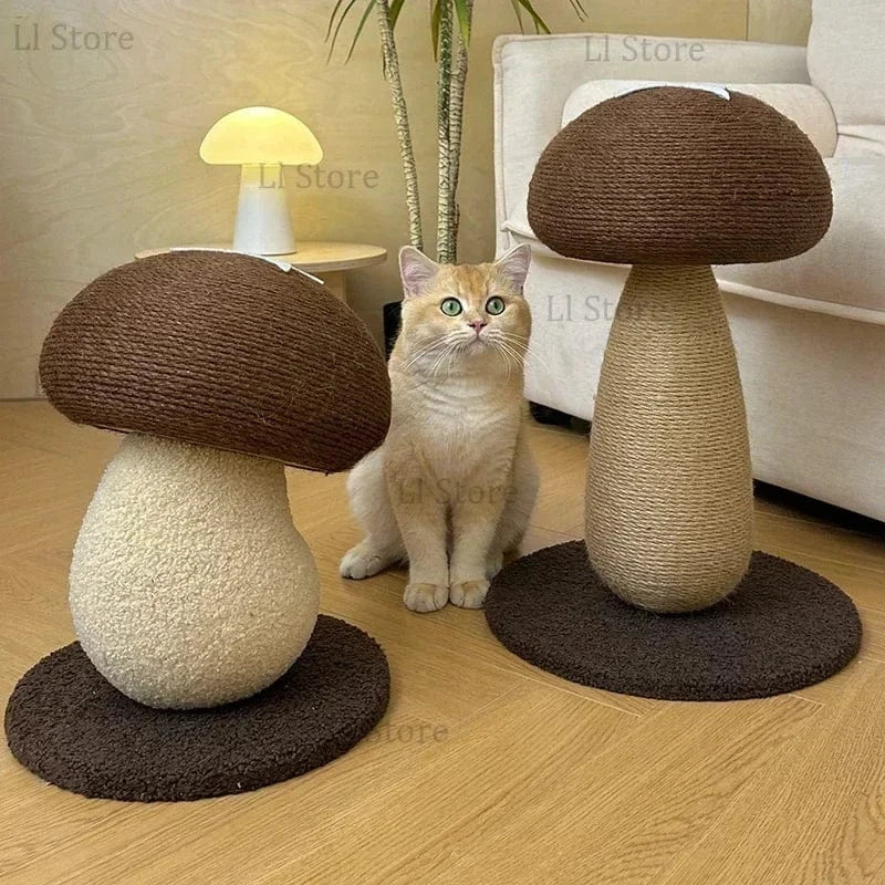 TechnuPet Cat Scratching Post Mushroom Cat Scratching Post