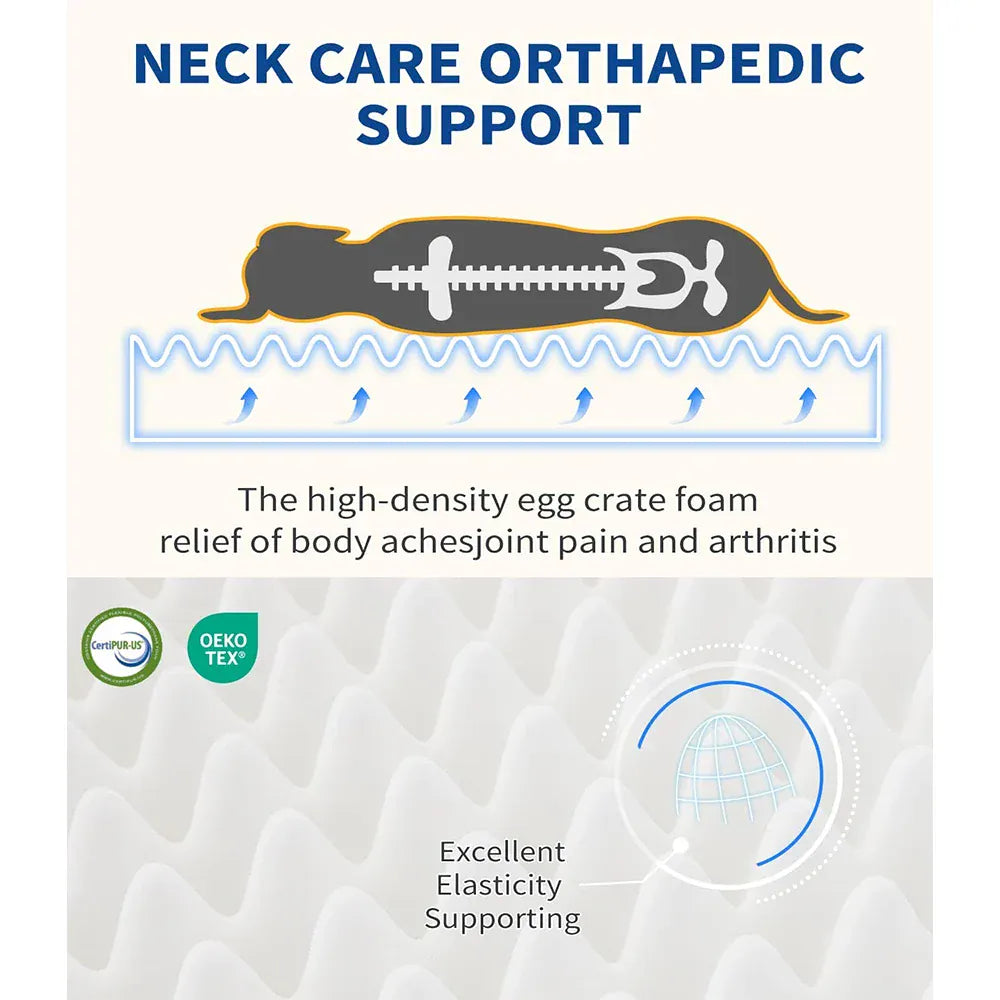 TechnuPet Dog Bed Orthopedic Small Dog Bed