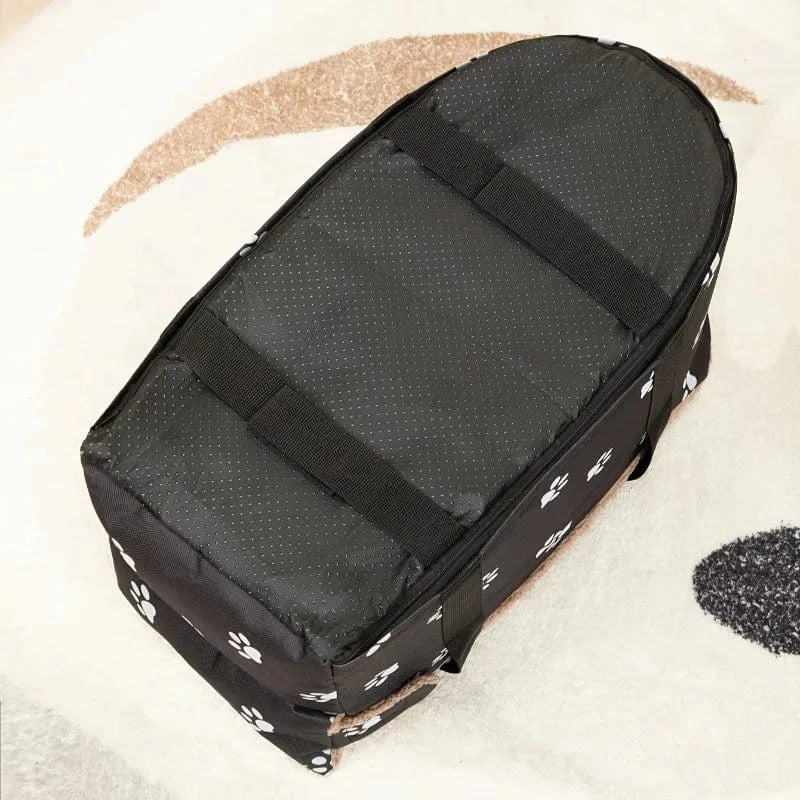 TechnuPet Car Accessories for Dogs Black Pet Car Safety Seat