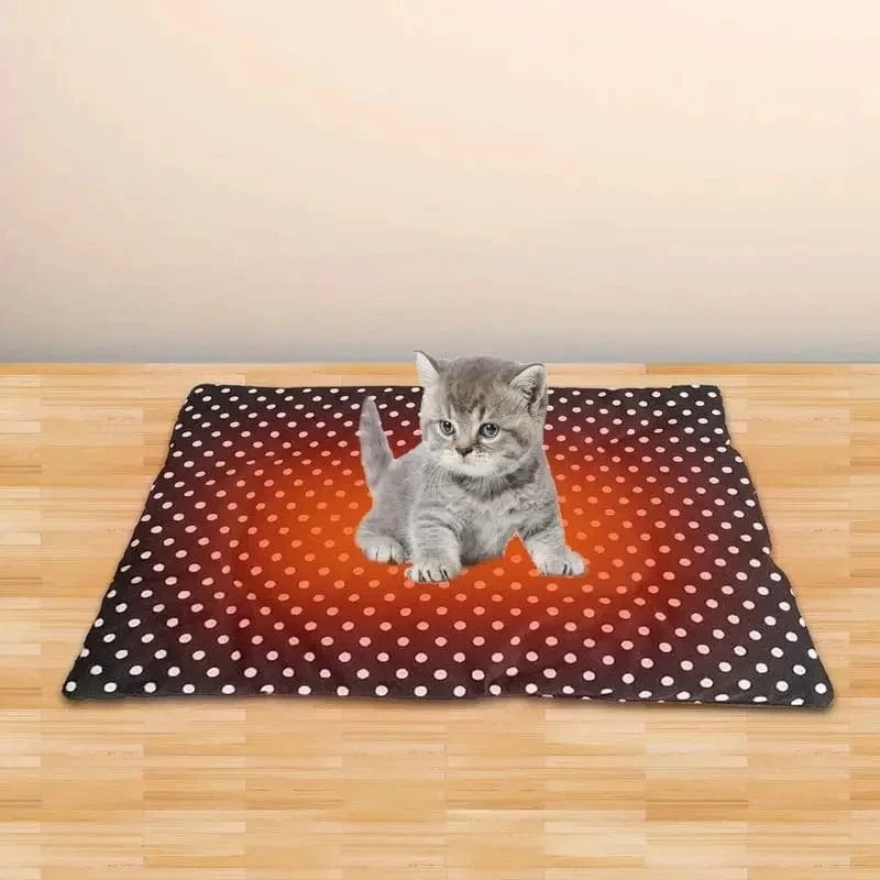 TechnuPet Heated Cat Bed Pet Heating Pad