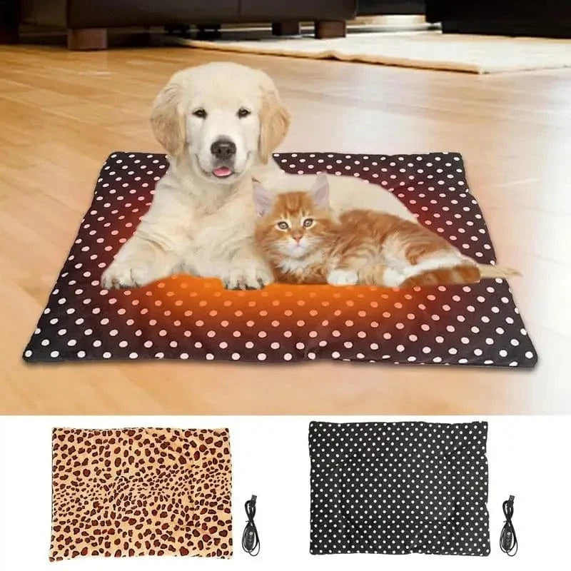 TechnuPet Heated Cat Bed Pet Heating Pad