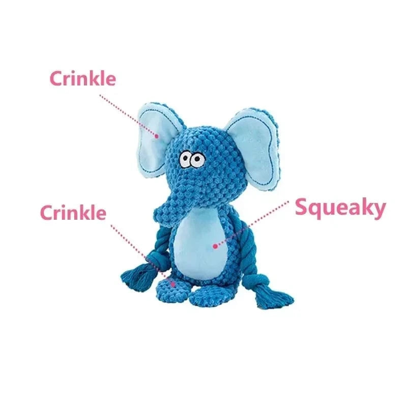 TechnuPet Dog Toys Plush Squeaky Dog Chew Toy