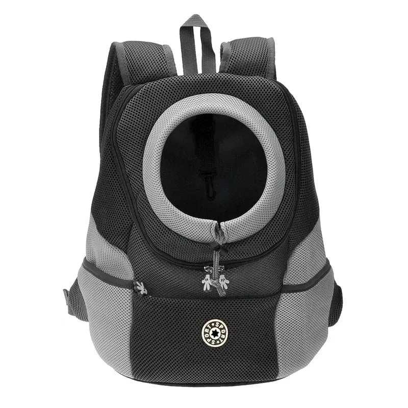 TechnuPet Pet Backpack Black-S Small Dog Carrier Backpack