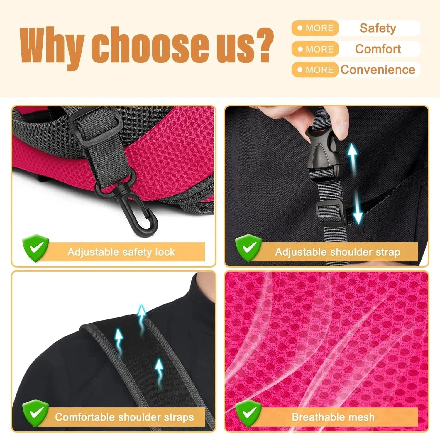TechnuPet Pet Backpack Small Dog Carrier Backpack