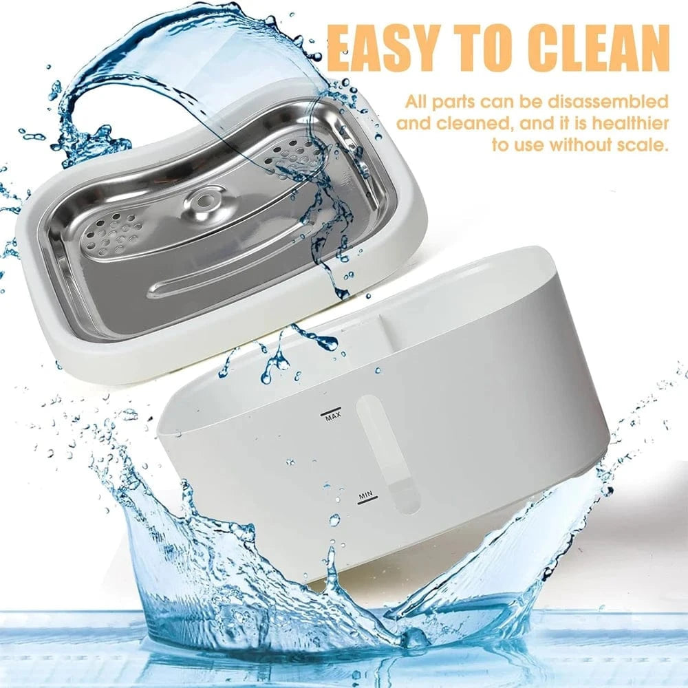 TechnuPet Smart Cat Water Fountain Smart Automatic Pet Water Fountain – 2.5L APP-Controlled