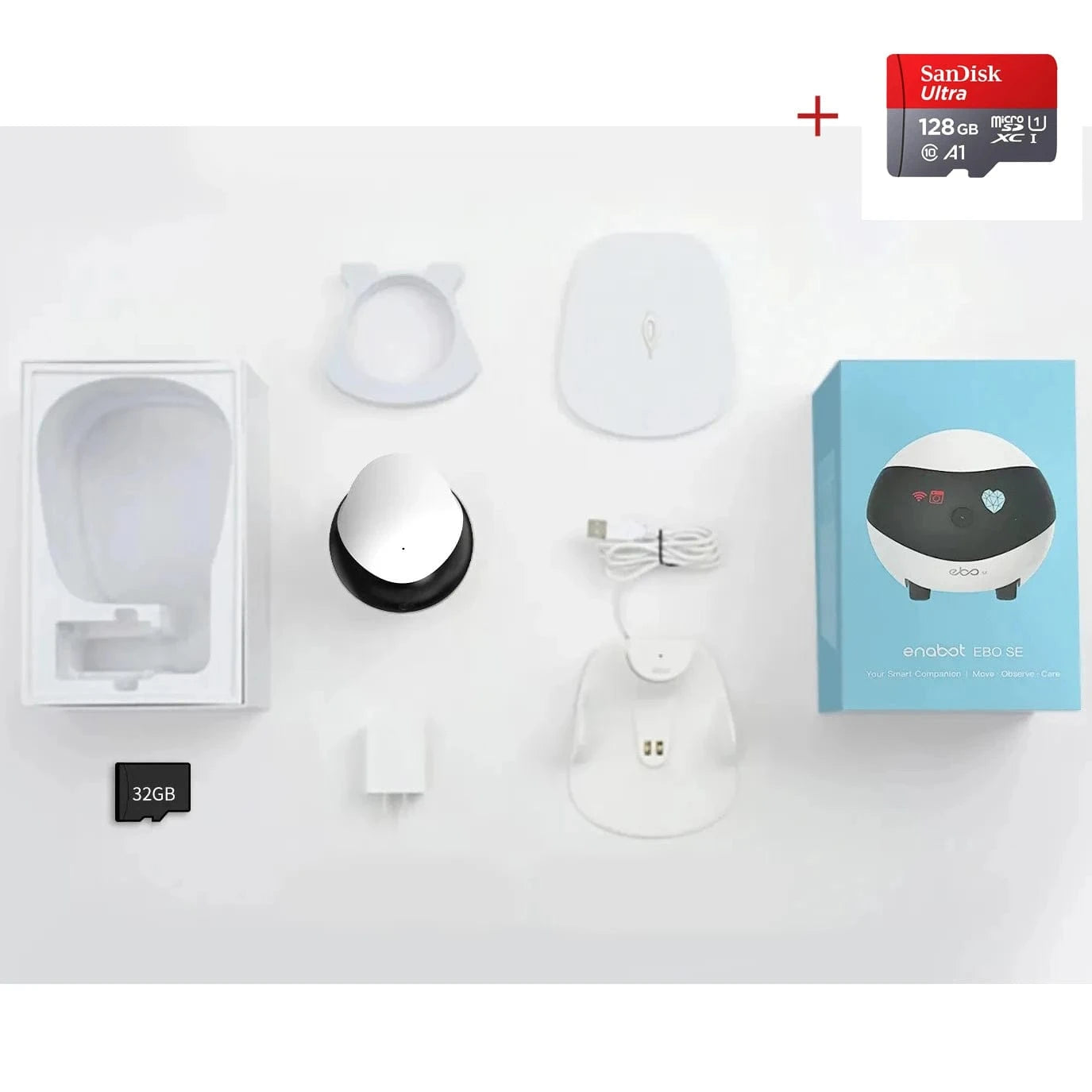 TechnuPet Cat Camera 128G Card EU Plug / CHINA Smart Pet Camera Robot – 1080P