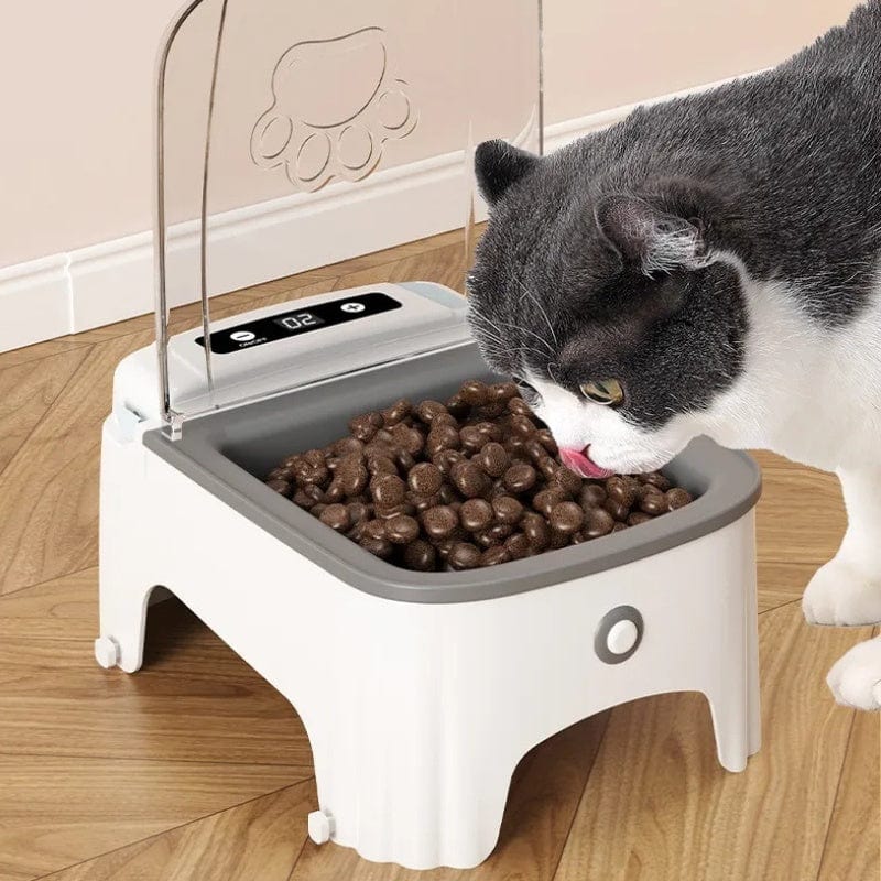 TechnuPet Smart Cat Feeder Smart Pet Feeder with Automatic Lid