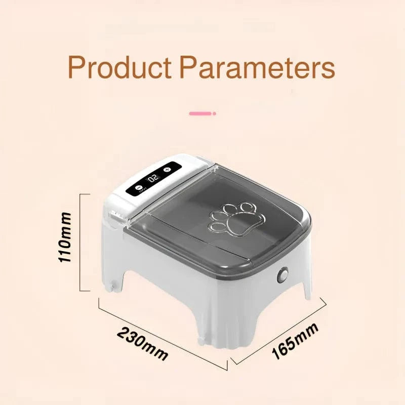 TechnuPet Smart Cat Feeder Smart Pet Feeder with Automatic Lid