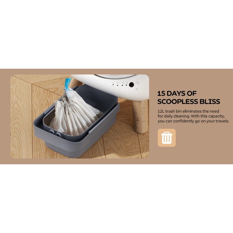 TechnuPet Smart Cat Litter Smart Self-Cleaning Cat Litter Box