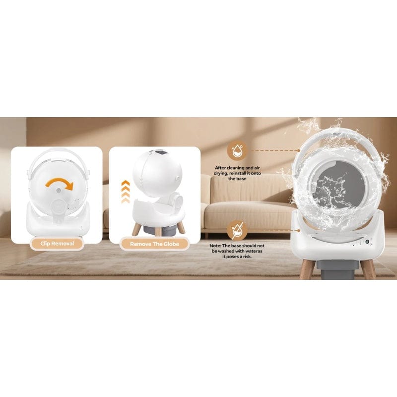 TechnuPet Smart Cat Litter Smart Self-Cleaning Cat Litter Box