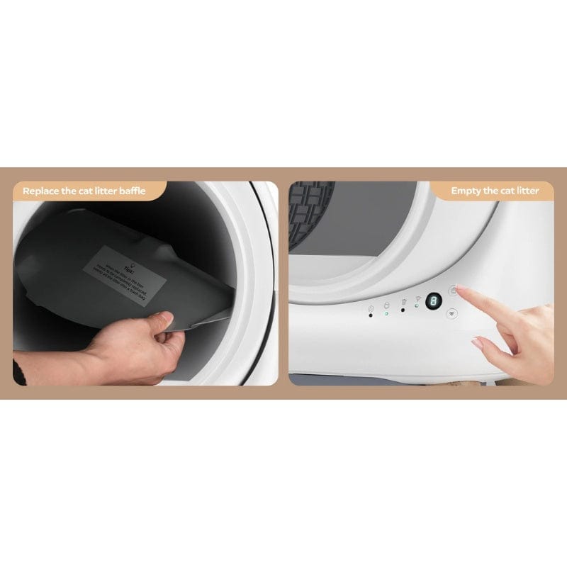 TechnuPet Smart Cat Litter Smart Self-Cleaning Cat Litter Box