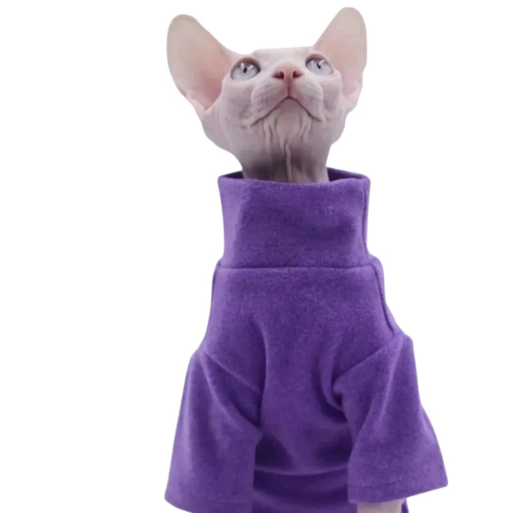 TechnuPet Cat Sweaters Soft Cotton Sphynx Winter Sweater